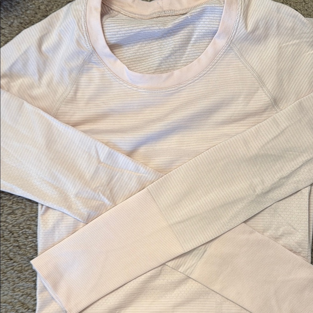 Light Pink Long Sleeve Top